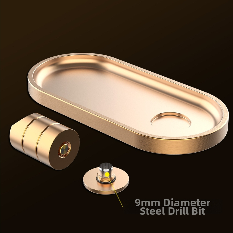 Set popolníkov na cigarety, držiak cigár a set dierovačov, modulárny dizajn, hliník, prispôsobiteľný, strojovo vyrobený