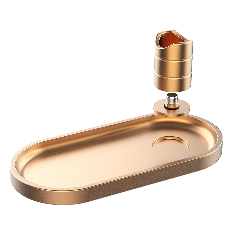 Пепелник и държач за пури със сет за пробиване, модулен дизайн, алуминий, персонализируем, машинно производство