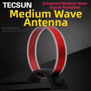 Stredovlnná kruhová anténa – vylepšené prijímanie (Značka: Tecsun/Desheng; Model: AN; Typ antény: kruhová)
