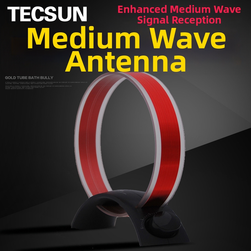 Stredovlnná kruhová anténa – vylepšené prijímanie (Značka: Tecsun/Desheng; Model: AN; Typ antény: kruhová)