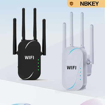 WiFi zosilňovač signálu a rozširovač siete, dvojpásmový, cez stenu, 2.4–5 GHz, 802.11ac, pokrytie 200 m², 300 Mbps, Model M300