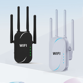 WiFi zosilňovač signálu a rozširovač siete, dvojpásmový, cez stenu, 2.4–5 GHz, 802.11ac, pokrytie 200 m², 300 Mbps, Model M300