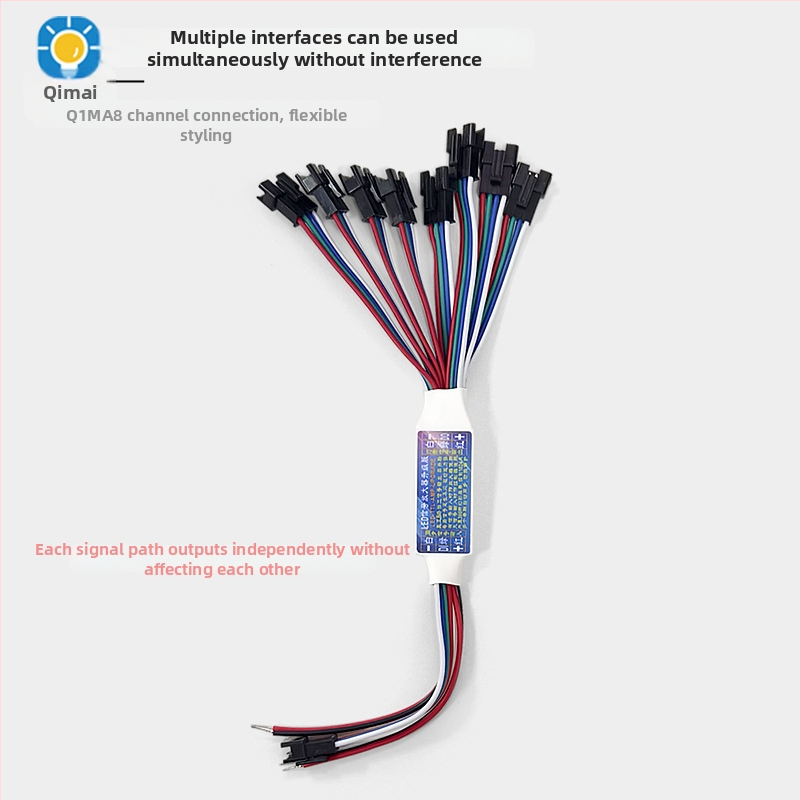 WS2811 pojačalo LED trake – 1–8 kanala, 5–24V, 3P priključak, IP20