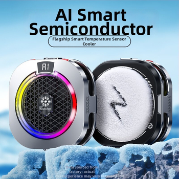 Th16Pro магнитен охладител за мобилен телефон със заден клип, двуядрен полупроводников охладител, 15W, ABS, Type-C, 150 g