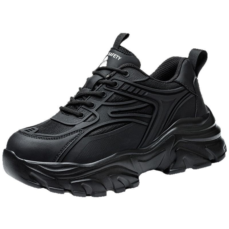 Женски предпазни обувки за работа — леки, с повишена височина, против пробив, със стоманен нос, дишащи