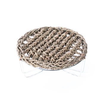 Hi woof meow Terarijski set za gmizavce: prirodno ručno izrađeno slamnato ležište za penjanje, mreža za penjanje i sklonište