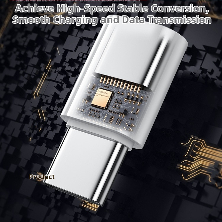 JUPAZIP 222 Lightning–Type-C adapter s kablom za iPhone 15 Pro Max, brzo punjenje