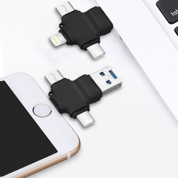 TF čitač kartica s OTG adapterom 4-u-1 za Android, USB prijenos visoke brzine