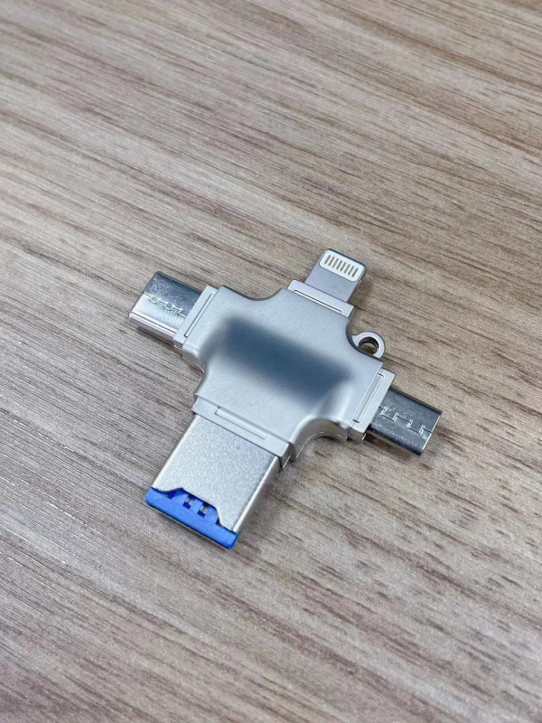 TF čitač kartica s OTG adapterom 4-u-1 za Android, USB prijenos visoke brzine