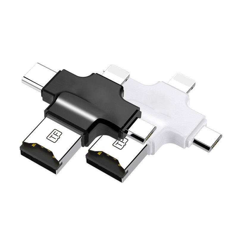 TF čitač kartica s OTG adapterom 4-u-1 za Android, USB prijenos visoke brzine