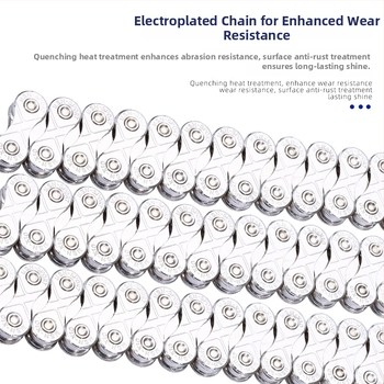 Αλυσίδα ποδηλάτου Misni 005, χάλυβας, συμβατή με ταχύτητες 7/8/9/10/11/21/24/27/30