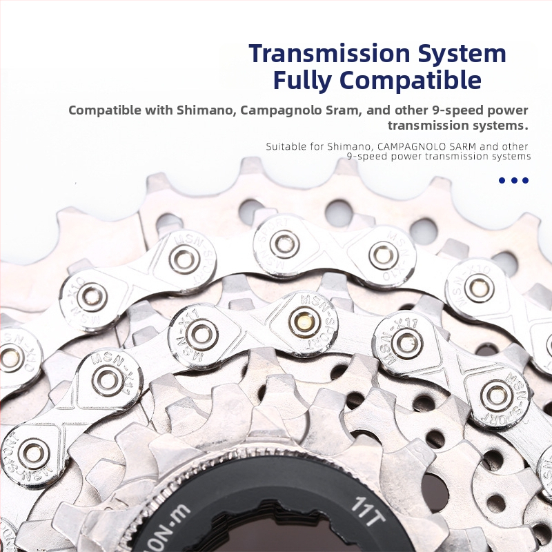 Αλυσίδα ποδηλάτου Misni 005, χάλυβας, συμβατή με ταχύτητες 7/8/9/10/11/21/24/27/30