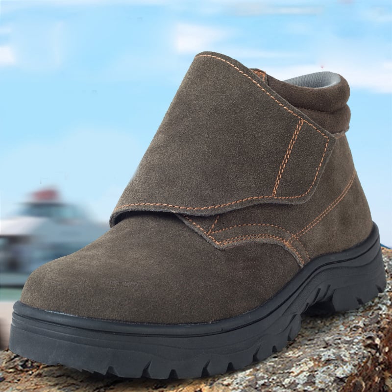 Заваръчни защитни обувки: удароустойчиви и пробивоустойчиви, замшеви, антиплъзгане и издръжливи