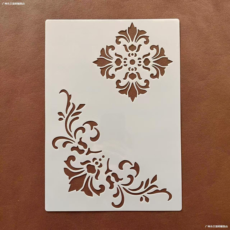 Europska vintage čipkana granica šablona, ručno oslikan izrezani dizajn, šablona za rubanje i foto-album (Brand: Other; Material: Other; Import: Ne; IP: Ne)
