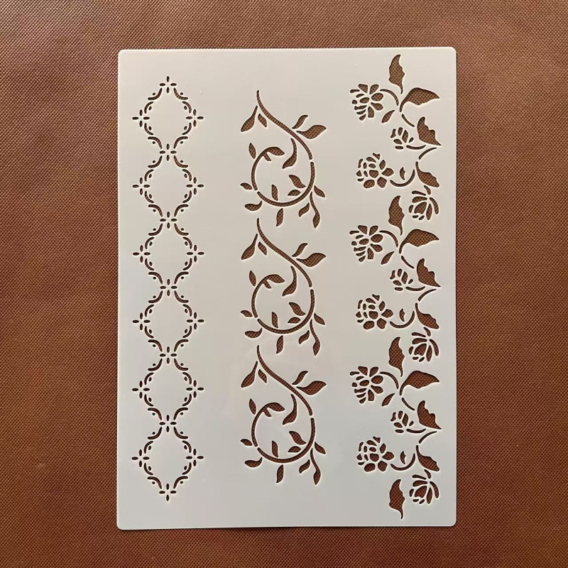 Europska vintage čipkana granica šablona, ručno oslikan izrezani dizajn, šablona za rubanje i foto-album (Brand: Other; Material: Other; Import: Ne; IP: Ne)