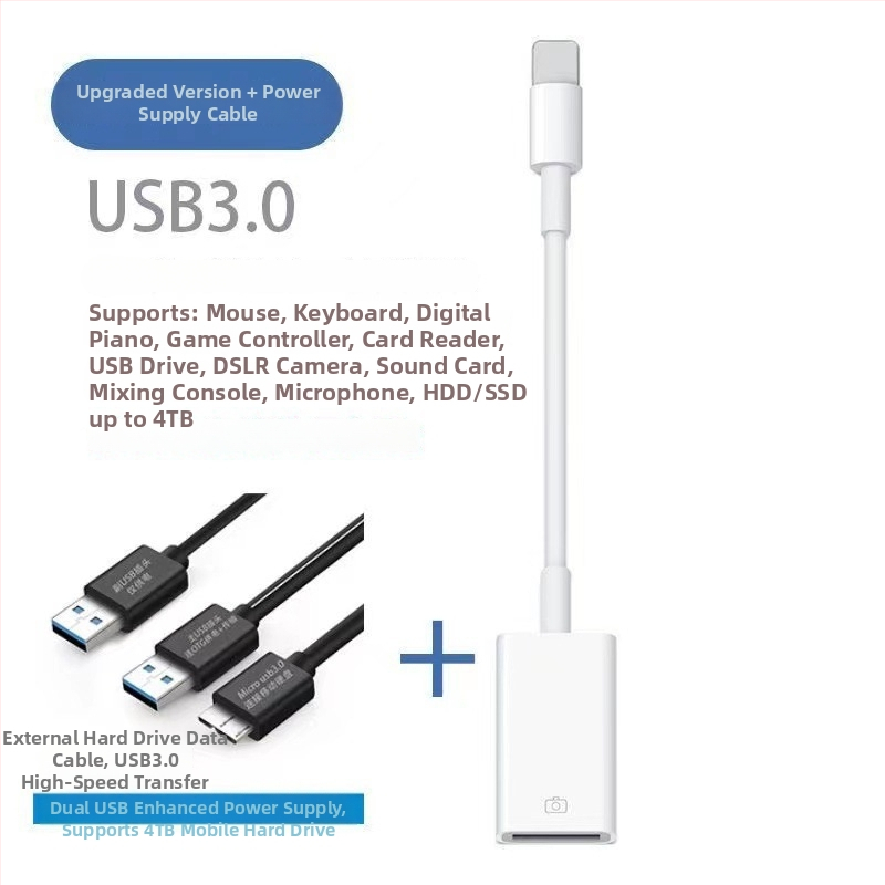 OTG Lightning na USB 3.0 pretvarački kabel za Apple USB flash pogon