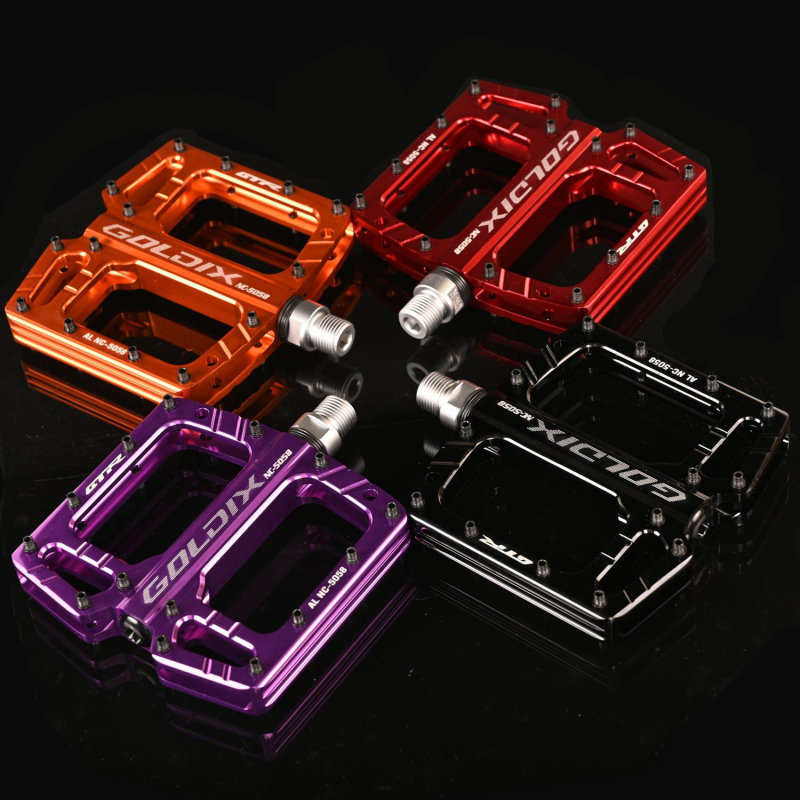 Goldix Pedale za bicikl CNC od aluminijske legure, ultralako, protuklizne, za cestovne i MTB bicikle