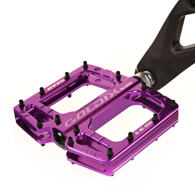 Goldix Pedale za bicikl CNC od aluminijske legure, ultralako, protuklizne, za cestovne i MTB bicikle