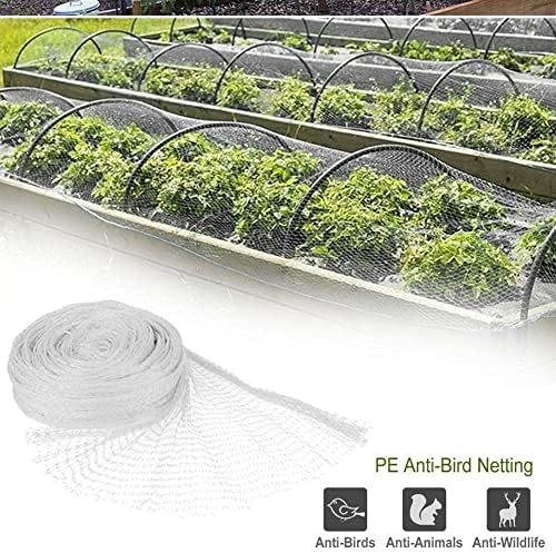 Мрежа против птици за градина, полиетилен, защита на плодове и зеленчуци