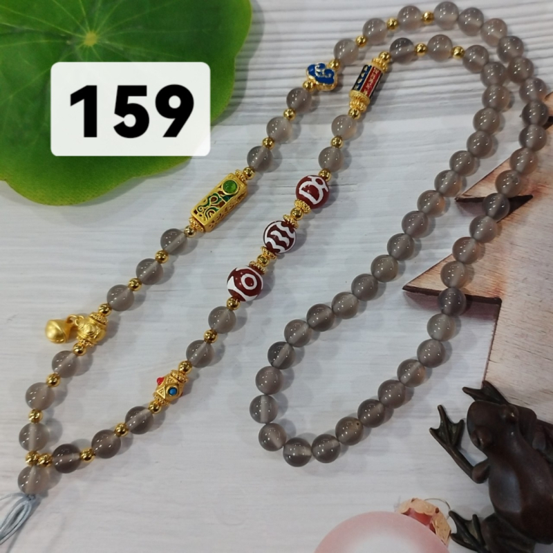 Yitai Buddha Thangka lančana ogrlica, unisex, ručno izrađena, polu-ručni proces, stakleni materijal, ljeto 2024