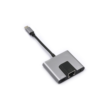 Android Type-C 3-u-1 adapter s RJ45 Ethernetom, zvukom i napajanjem (Gigabit)