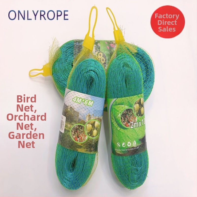 PE mreža za zaštitu vrta – ekstrudirana mreža za vrt, voćnjak i uzgoj (Materijal: PE; Postup: ekstruzija; Upotreba: vrt)