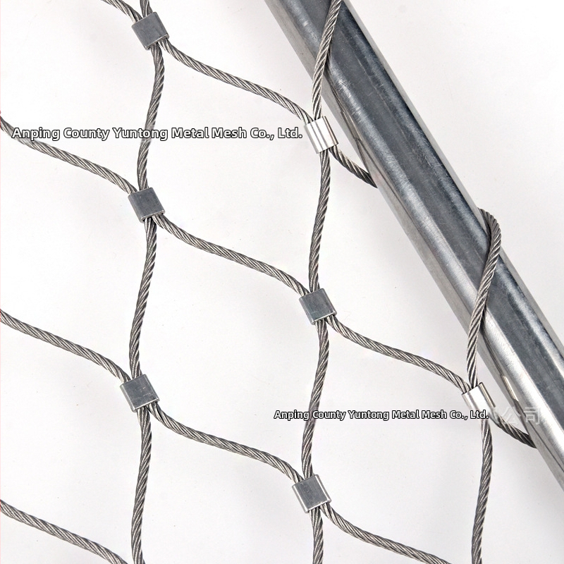 Nehrđajuća čelična mreža za ograde stepenica i mosta – zaštita od pada