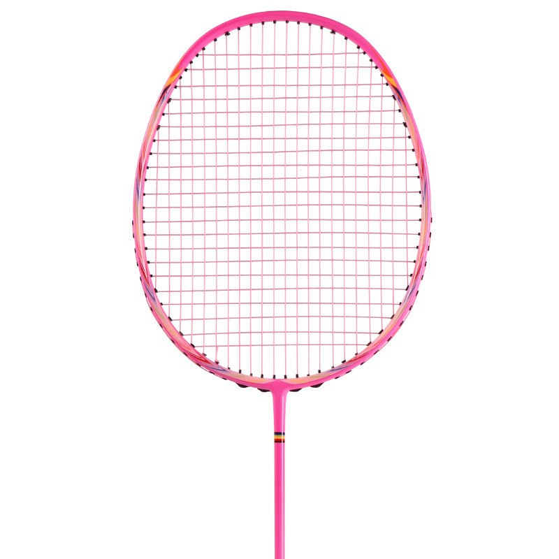Raketa za badminton, okvir od karbonskih vlakana, težina 75–79 g, ručka G5, najlonske strune, pogodna za amatere, juniore i srednje napredne igrače