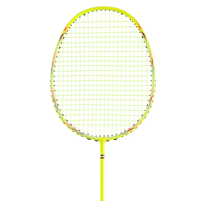 Raketa za badminton, okvir od karbonskih vlakana, težina 75–79 g, ručka G5, najlonske strune, pogodna za amatere, juniore i srednje napredne igrače