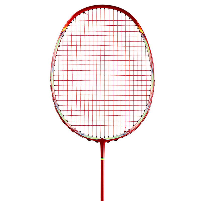 Raketa za badminton, okvir od karbonskih vlakana, težina 75–79 g, ručka G5, najlonske strune, pogodna za amatere, juniore i srednje napredne igrače