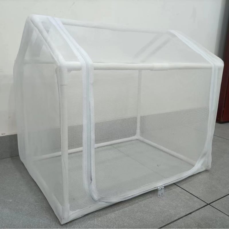 Оранжерия с мрежеста защита против насекоми, навес за разсад, водо- и слънцезащита, изолация и поддържане на влажността, прахозащитна интегрирана конструкция • Материал: PVC • Внос: Не