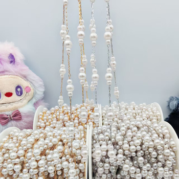 DIY set nakita: lanac s perlama, imitativne perle, spacer perle, resasti lanac za Hanfu dodatke za kosu