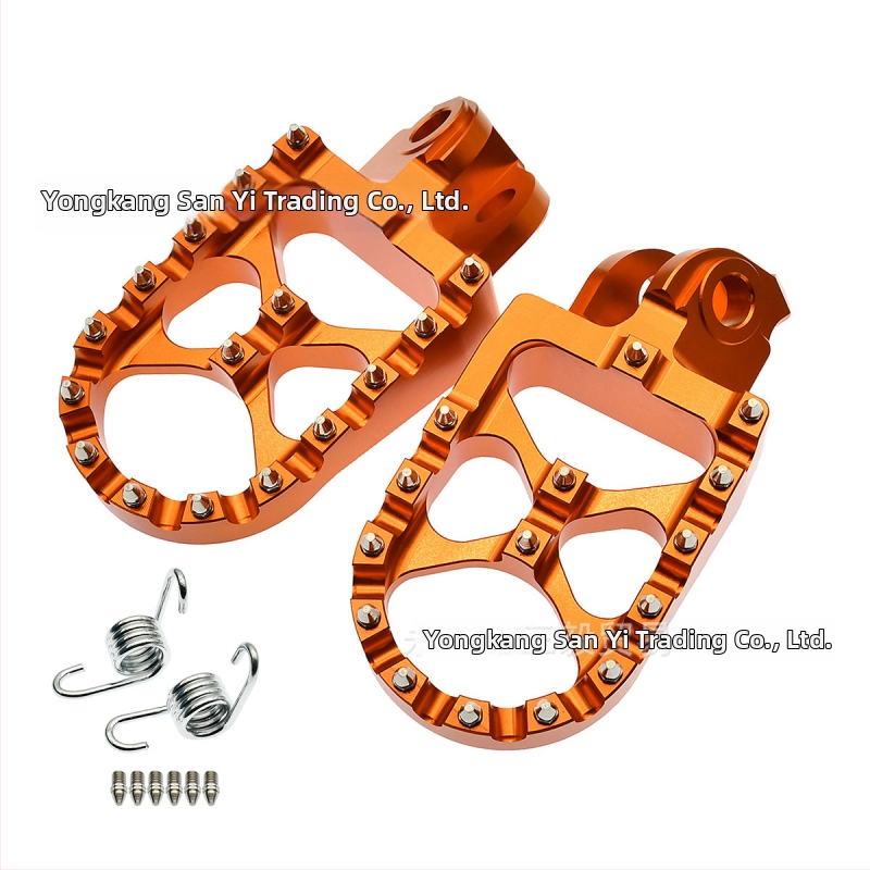 Predné pedále pre terénny motocykel – CNC opracované z 6061-T6 hliníkového zliatku, protišmykové výstupky, XCMT, kompatibilné s KTM EXC SX XCF SXF XC XCW XCFW 65–150