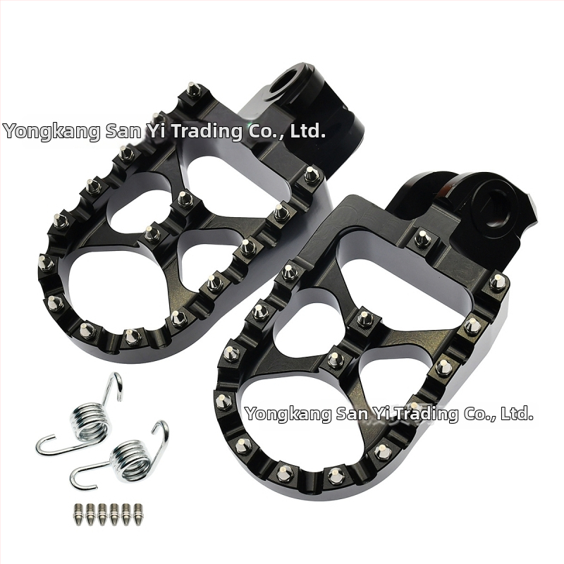 Predné pedále pre terénny motocykel – CNC opracované z 6061-T6 hliníkového zliatku, protišmykové výstupky, XCMT, kompatibilné s KTM EXC SX XCF SXF XC XCW XCFW 65–150