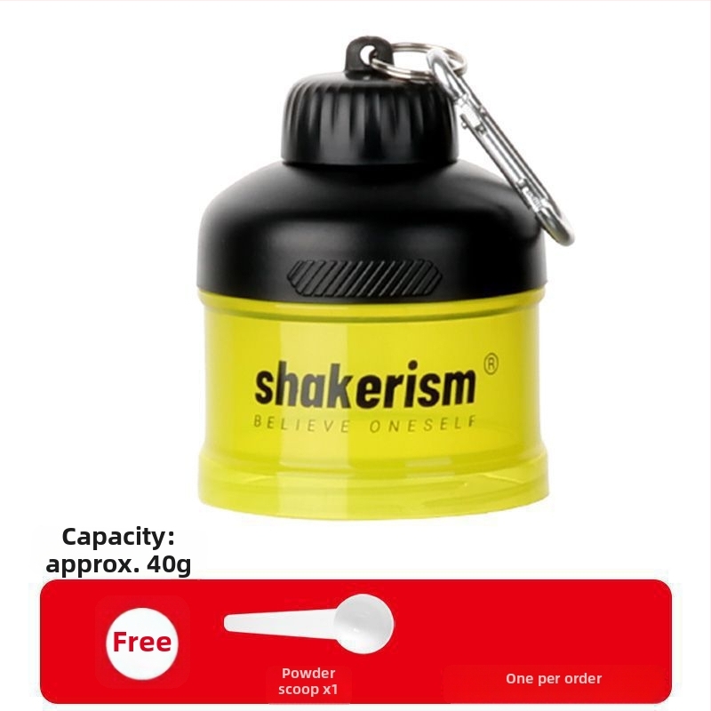 Kutija za doziranje mliječnog praha s plastičnim lijevnikom, prehrambene kvalitete, prijenosna posuda za proteinski prah