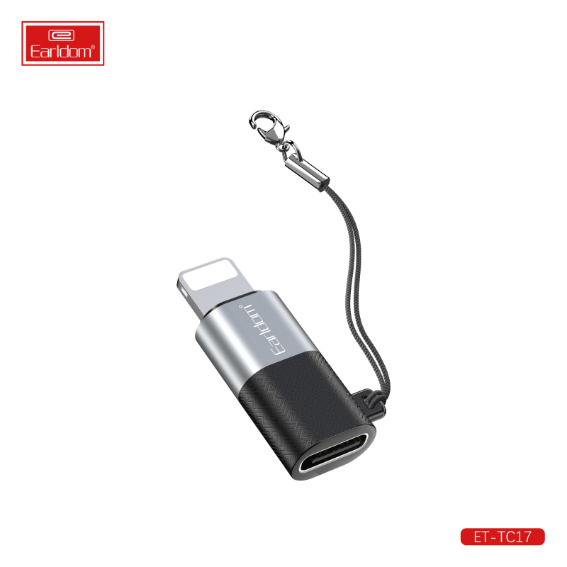 Earldom OT90L Lightning na USB-C punjački adapter, muški–ženski, PD brzo punjenje za Apple uređaje