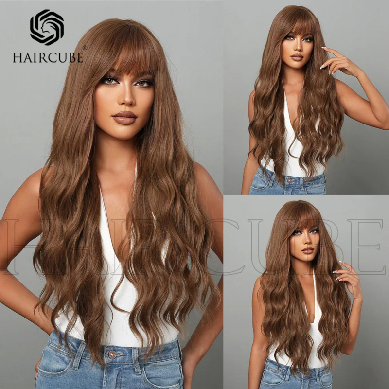 Duga kovrčava perika s dugim šiškama, model YJSWLC1222-2BL30; Materijal: domaći svila; Stil: duga kovrča; Učinak: prilagodba kontura lica.