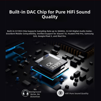 JCALLY JM6T USB-C audio DAC fejhallgató adapter Androidhoz