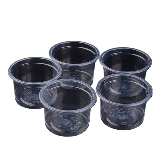 Jednokratna plastična posuda za desert (PVC), bez poklopca (pakiranje: šalica)