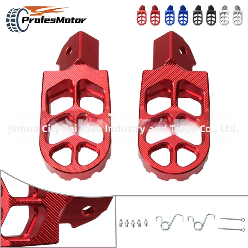Predný pedál pre Light Bee S/X – CNC opracovaný z hliníkového zliatiny, protišmykový povrch, elektroplating, univerzálny off-road pedál