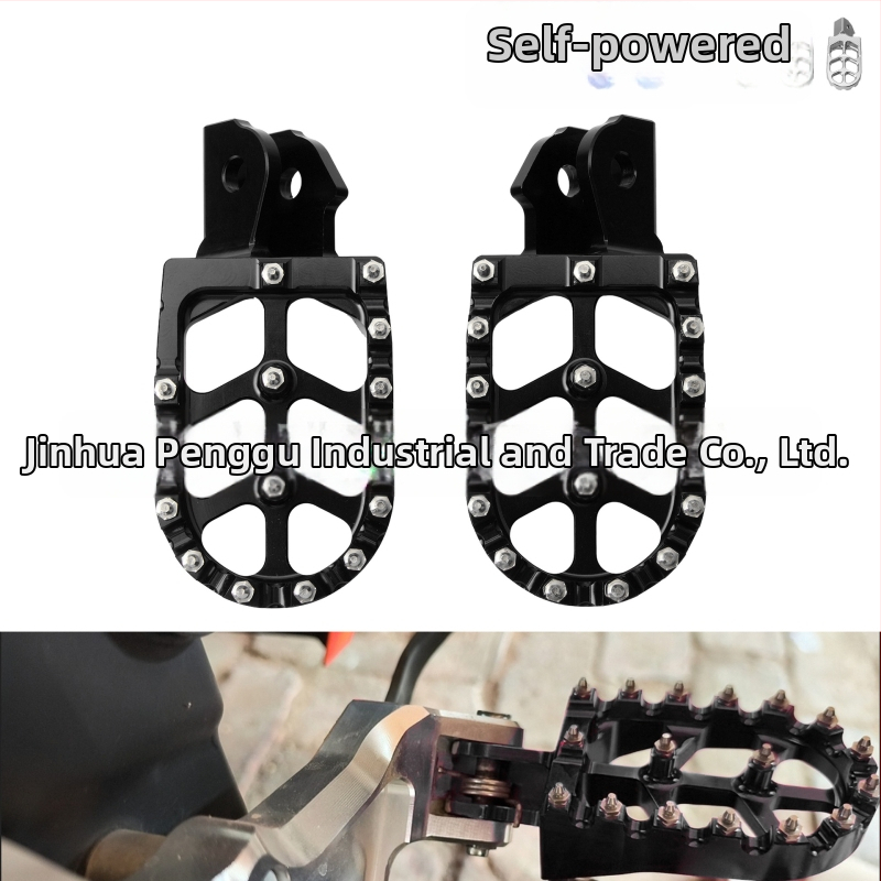 Predný pedál pre Light Bee S/X – CNC opracovaný z hliníkového zliatiny, protišmykový povrch, elektroplating, univerzálny off-road pedál