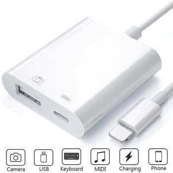 OTG USB-C 2-u-1 adapter za Apple uređaje, podržava USB flash disk
