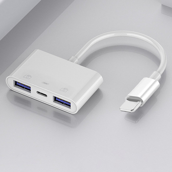 OTG USB-C 2-u-1 adapter za Apple uređaje, podržava USB flash disk