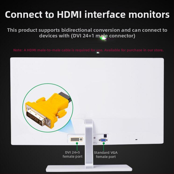 HDMI ženski na DVI-D adapter za TV i PC – Jinghua