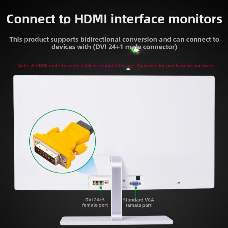 HDMI ženski na DVI-D adapter za TV i PC – Jinghua