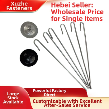 J-týpový háčik izolácie s automatickou zámkou podložky pre sieť proti vtákom na solárnych paneloch • Materiál: nerezová oceľ • Jadro: nerezová oceľ a hliník • Prevádzková teplota: 200°C • Tepelná vodivosť: 0.03 W/mK • Trieda: A