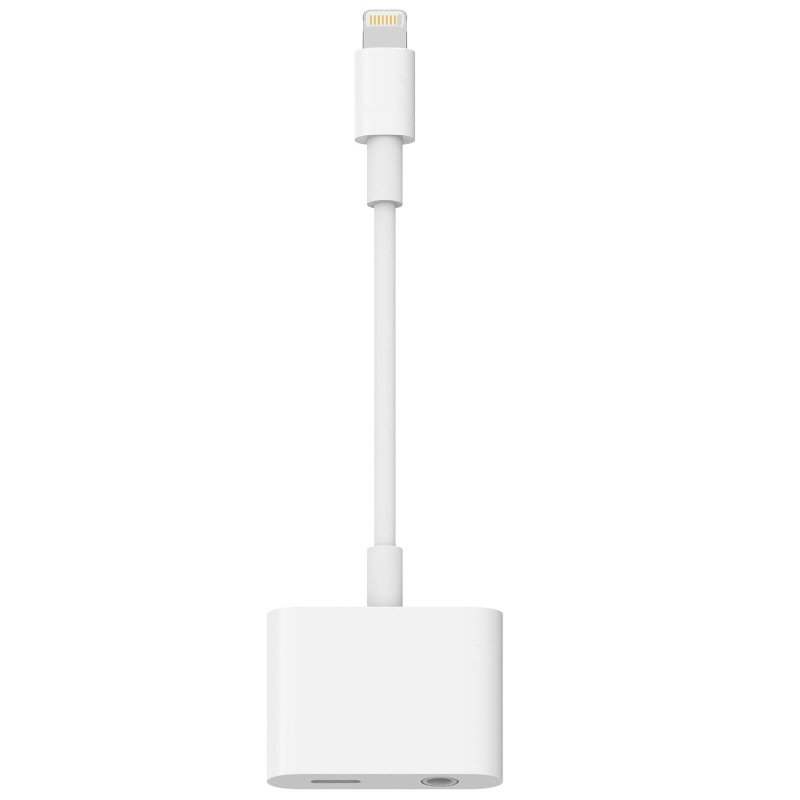 Dvostruki adapter 3,5 mm i Lightning za slušanje glazbe i punjenje – Model A (Nije kompatibilan s iPhone 15)