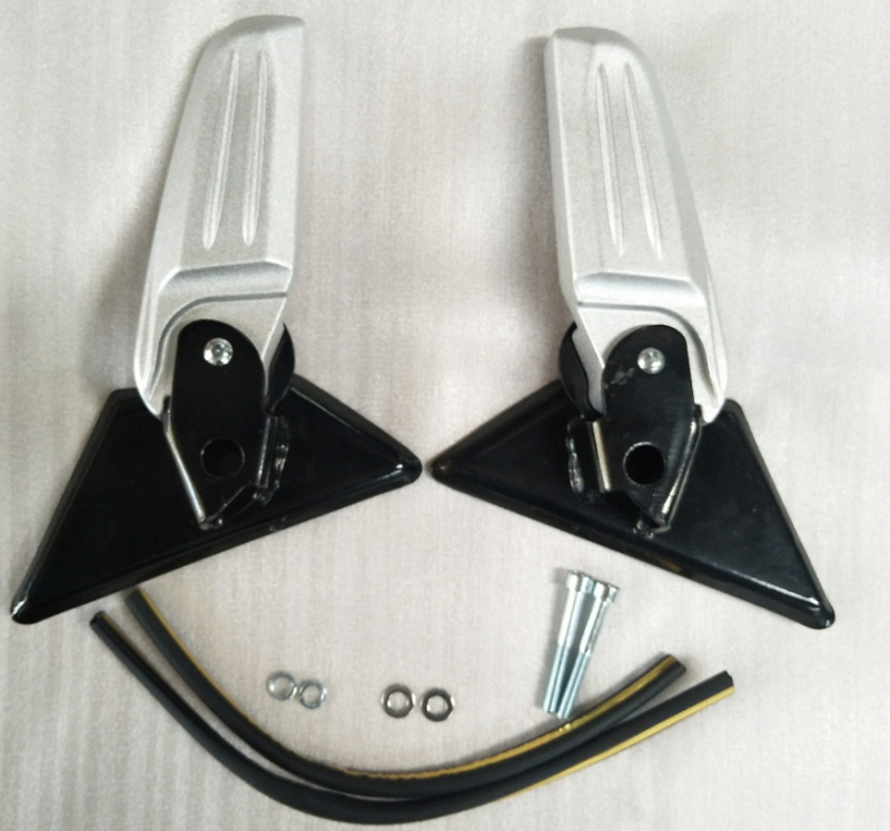 Suport de picior spate pentru Vespa Piaggio, Silk Circle material, finisaj Baking Paint