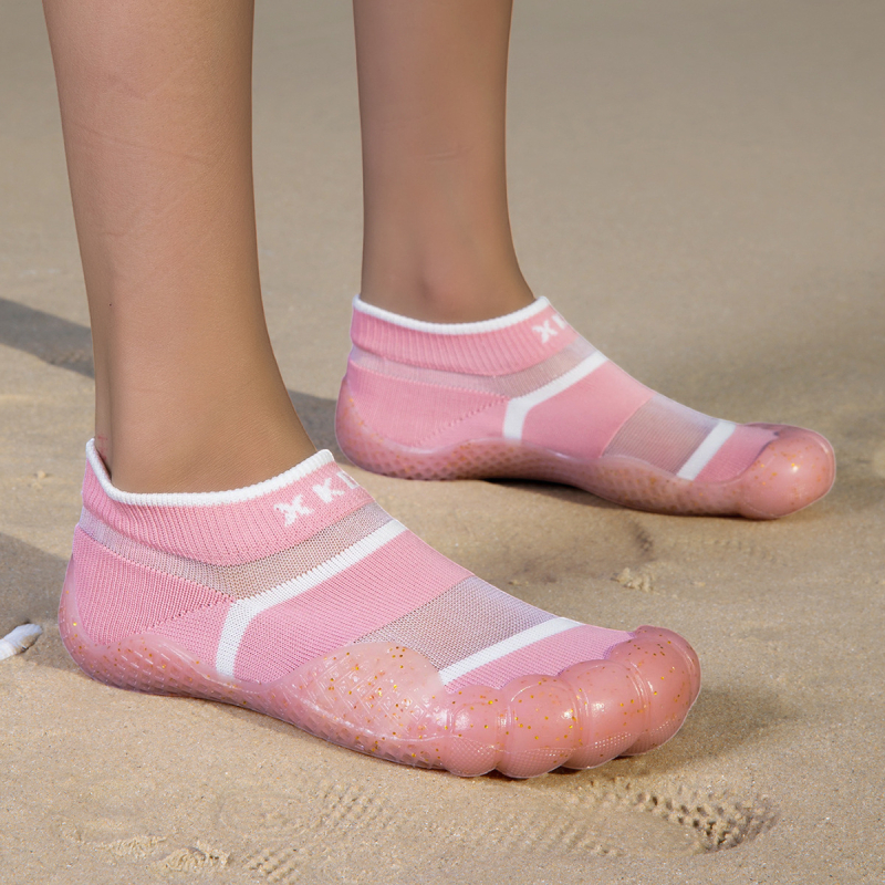 Vodene cipele za plažu i vodne aktivnosti, prozračni mrežasti gornji dio, niski dizajn, gumeni đon injekcijski oblikovan, unisex odrasli
