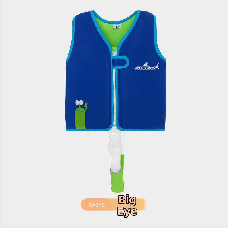 DIVESAIL Gyerek mentőmellény — Neoprén-Nylon keverék, EPE úszóhab, licencelt magánmárka